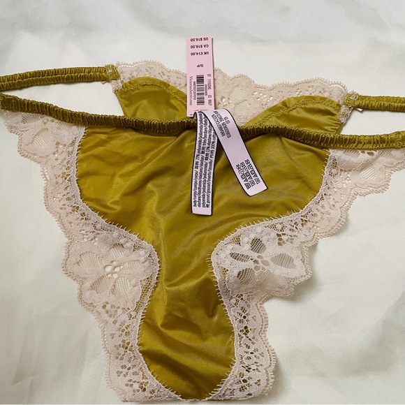 victoria's secret golden satin lingerie set - Picture 4 of 6